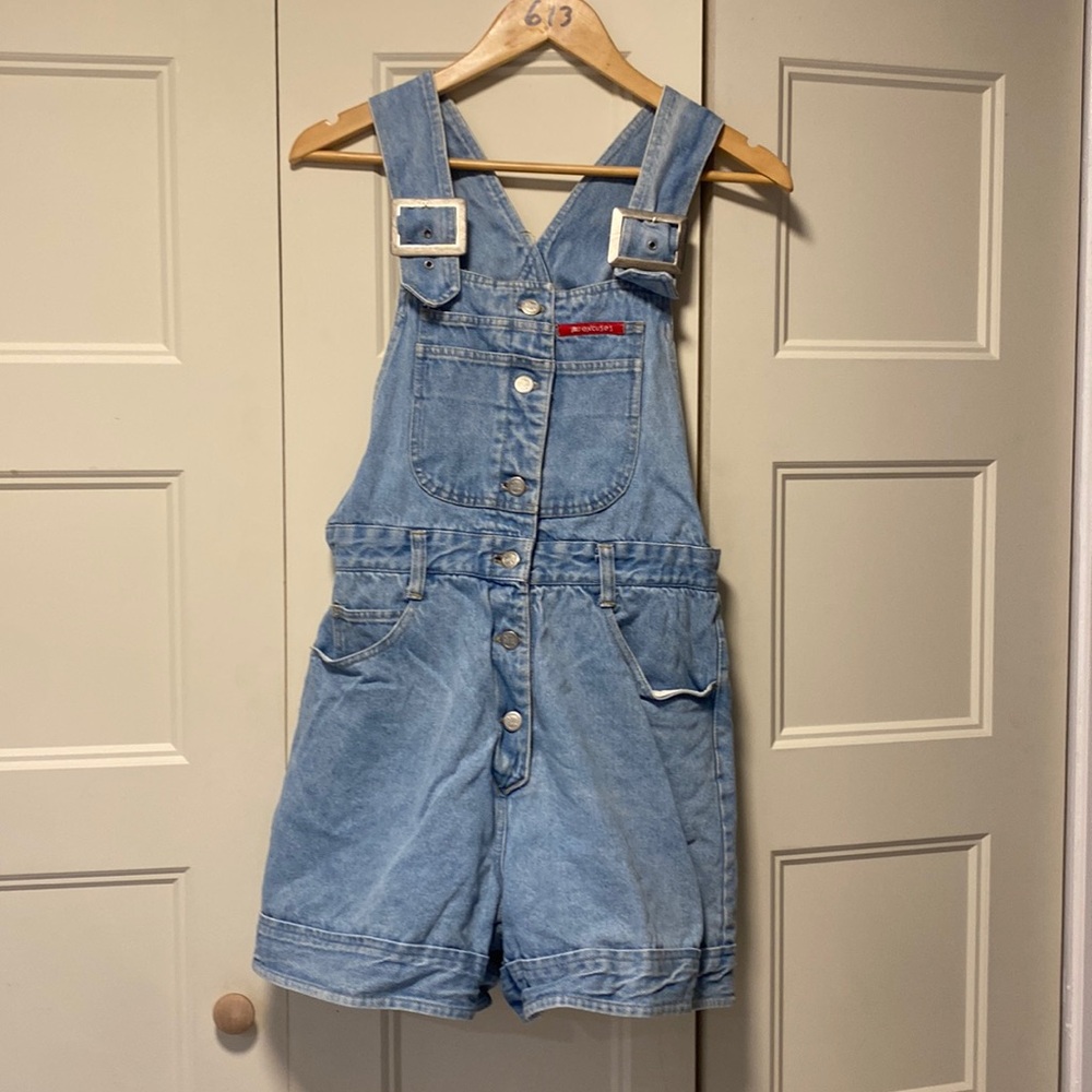 Vintage Short jean overalls